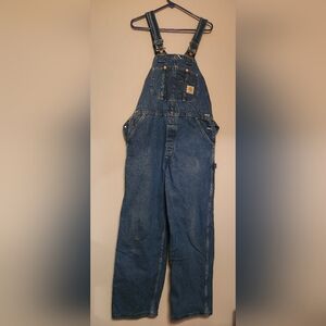 Carhartt Blue Denim Overalls
